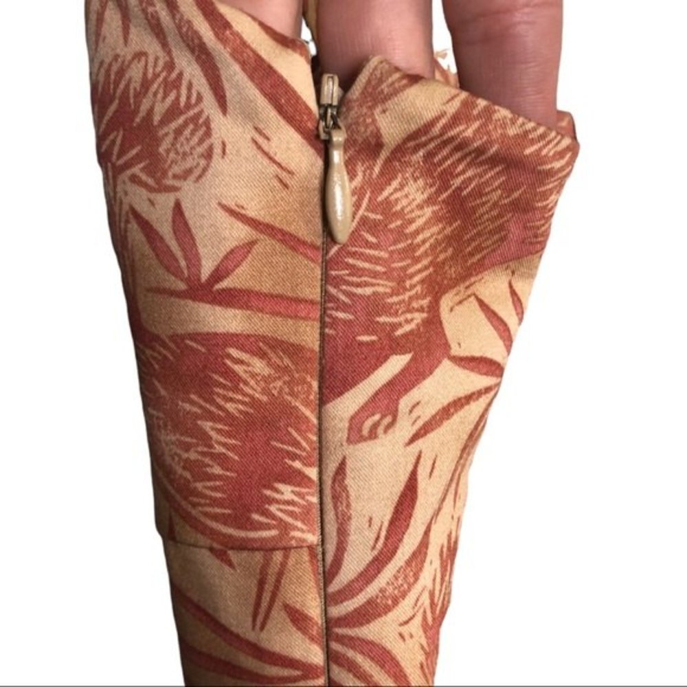 Peruvian Connection Animal Print Abstract Dress S… - image 4